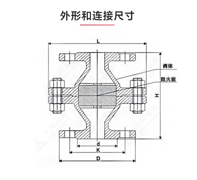 GZW-1不锈钢管道阻火器_安博手机版app结构图.jpg